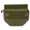 Mil-Tec Sacca Drop Down per Vest tattico (23 x 4,5 x 16 cm/Oliv)