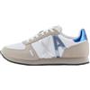 Armani Exchange Rio Side Logo, Scarpe da Ginnastica Donna, Op White Mud, 40 EU