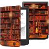 FINTIE Custodia per Pocketbook Verse Pro e Verse eReader (2023) - Sottile Leggero Cover Protettivo in Similpelle con Auto Sveglia/Sonno Funzione, Biblioteca