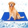 Forhandy Tappetino refrigerante per cani, 90 x 50 cm, auto-raffreddante, con gel atossico, antigraffio, per gatti, pieghevole, per animali domestici, per divani, pavimenti, sedili posteriori in auto,