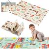 HUMBI Tappetino da gioco per bambini, tappetino per gattonare, in schiuma XPE, double face, piatto, impermeabile, extra dimensione, antiscivolo, 120 x 180 cm