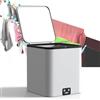 Generic Lavatrice a turbina ad ultrasuoni compatta e asciugatrice elettrica mini lavatrice 4,5 L per appartamento, dormitorio, campeggio, camper
