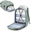 suradar Zaino da Viaggio Aereo Bagaglio a Mano per Easyjet Con Portascarpe 45x36x20, Capiente Borsa Porta Pc Donna/Uomo, Zaino Business Multitasche Verde Militare