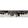 A.S. Création 935671 - Bordo decorativo Boys and Girls 4, New York City, colore: Grigio/Metallo/Nero