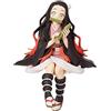 Jilijia Kanroji Mitsuri/Kamado Tanjiro/Agatsuma Zen'itsu Figure Anime Statue Doll Collection Figurine Posizione Seduta Anime Figure