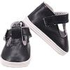 Aeromdale Scarpe da bambola morbide in PU 5 cm per bambole da 36,8 cm 32-34 cm accessori regalo per ragazze - Nero - 1 paio