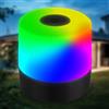B.K.Licht - Mini lampada da tavolo LED RGBW wireless IP44 con touch, cambio colore, batteria ricaricabile, USB-C, luce da comodino, decorativa,luce esterna,camera dei bambini, 7x7cm, nero