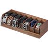 PERCAO Organizer per cinture, 7 scomparti, supporto per cintura per armadio e organizer per cintura, organizer per cintura, organizer per cinture, ganci per cinture per uomini e donne (legno di acacia)