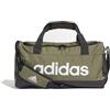 adidas Linear Duffel S Borsone Sportivo Unisex Adulto Olifoc Nero/Bianco (Multicolore), Taglia Unica