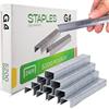 G4GADGET 5000 graffette standard 24/6 n. 16, graffette da 24/6 mm per cucitrici e pinze, forniture di cancelleria per ufficio e scuola, capacità 25 fogli