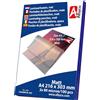 Albyco Buste per Laminazione OPACA- Foglio di Laminazione A4 (216x303 mm) - OPACA - Spessore 2x80 (160) Microns - 100 Pezzi - Foglio Plastificante - Pouches di Plastificazione - Fogli Plastificatrice