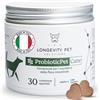 LPS ProbioticPet Maxi 60 Compresse Probiotici per Cani | Probiotico Digestivo utile per Prurito | Integratore super appetibile | Supporto per Diarrea Cane, Flora Batterica e Digestione | Longevity Pet