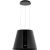 Silverline Cappa a Isola Silverline 4386.5.733.05, 50 cm, Nera, Capacità 659 m3, 3 velocità, controllo touch, rumorosità max 65 db(A), illuminazione a LED 2x2,1W, indicatore di pulizia, telecomando