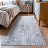 Tinyboy-hbq Tappeto Salotto Lavabile 60x120cm, Tappeto Camera da Letto Pelo Corto Moderno Antiscivolo Morbido Grigio Moderni Soggiorno Grandi Azzurro
