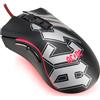 SUBSONIC Mouse Gaming Cablato AC/DC, Mouse Gaming con Sensore Ottico 7200 Dpi, Forma Ergonomica, 7 Pulsanti Programmabili, Regalo con Licenza Ufficiale