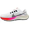 Nike Air Zoom Pegasus 38 T, Scarpe da Corsa Uomo, White/Black-Football Grey-Pink, 41 EU