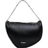 Desigual, BORSA SHOPPING IN TESSUTO ACCESSORI Donna, Nero, Taglia unica