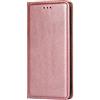 SEAHAI Pelle Cover per Motorola Moto G13 / Moto G23, Premium PU Antiurto Portafoglio Supporto Stand Carta Fessura Magnetica Custodia Flip Cover Case, Oro Rosa