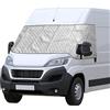 CICMOD Coprischermo Anteriore per Finestra Protezione per Parabrezza per Finestrini Anteriori per FIAT Ducato, per Jumper, per Boxer