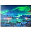 MyPuzzle.com MyPuzzle Aurora Boreale Sulle Isole Lofoten, Norvegia - Premium 500 Pezzi Puzzle - MyPuzzle Collezione speciale di Puzzle Galaxy