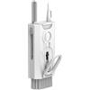 Generisch Kit di pulizia 8 in 1 per tastiera, smartphone, iPad e airpod, penna di pulizia multifunzione con spazzola morbida per la custodia delle cuffie Bluetooth (bianco)