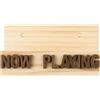 Navaris Espositore da Parete per Dischi in Vinile - Mensola in Legno Supporto Dischi LP - da Appendere o Appoggiare - 20x15x9cm - Design Now Playing