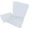 WYAN 4 Pezzi scatole di immagazzinaggio,chiaro contenitori di plastica perline di stoccaggio Box,Rectangle Bead Holder casi di plastica,per la memorizzazione di oggetti(15.5 * 15.5 * 1.4 cm)
