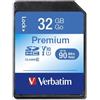 VERBATIM SCHEDA SDHC VERBATIM 32GB CLASS 10