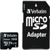 VERBATIM SCHEDA MICRO SDXC VERBATIM 256GB PREMIUM UHS-1 CLASS 10