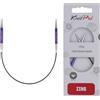 KnitPro Ferri da maglia fissi Zing - Ferri da maglia circolari 22,5 cm x 3,75 mm