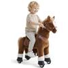 PonyCycle Modello U Cavallino Cavalcabile Giochi Cavalcabili peluche cavallo (con Freno/con Suono/Altezza 76 cm/Taglia 3 per 3-4 Anni) Regalo Bambini Cavallo Marrone Ux324