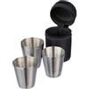 Set bicchieri da liquore in acciaio inossidabile Benjamin personalizzate o neutre