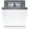 Bosch SMV25EX02E Serie 2, Lavastoviglie da incasso a scomparsa totale, InfoLight: Indicatore LED avanzamento programma, 3 cestello, EcoDosage, AquaStop, 60 cm