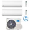 Midea Climatizzatore Condizionatore Midea Xtreme Wifi R32 Dual Split 9000 + 12000 BTU con U.E. M3OG-21HFN8-Q INVERTER Classe A++/A+