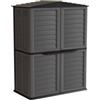 ArtPlast Casetta da esterno in resina artplast garden shed antracite 151x83x198 cm