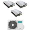 Hisense CONDIZIONATORE HISENSE CANALIZZATO TRIAL SPLIT 9000+9000+9000 BTU INVERTER 3AMW52U4RJA R-32 A++