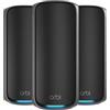 NETGEAR Mesh WiFI | WiFi Mesh 7 | Router + 2 extender satellitari | funzioni di sicurezza | fino a 27 Gbps| copre 660 m2, 200 dispositivi| quad-band | porta Internet da 10 GB (RBE973SB)| Kit da 3 Nero