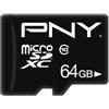 Pny 64GB Scheda MicroSD Pny Performance+ e Adatt. [P-SDU64G10PPL-GE]