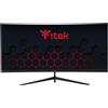 Itek Monitor Led 30 Curva R1800 Ultrawide Full Hd 2560x1080p 1ms classe G Nero [ITMC30V201FHD]