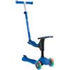 Globber - Monopattino Go Up Sporty A 3 Ruote Con Sedile Pastel Pink