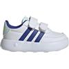 adidas Breaknet 2.0 Shoes Kids, Tennis, Cloud White/Semi Lucid Blue/Halo Mint, 27 EU