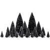 Lemax Assorted Pine Trees, Set of 21 - 04768