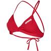 Arena Performance Team Solid Top Bikini da Donna Sportivo per Piscina, Costume da Bagno ad Asciugatura Rapida, Tessuto Maxfit Eco Resistente al Cloro, Protezione UV, Tessuto Frontale Foderato