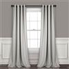 Lush Decor, Coppia di tende oscuranti isolate con occhielli, 132 x 274 cm (larghezza x lunghezza), design classico e moderno, decorazione per finestre, tende lunghe per soggiorno, camera da letto o