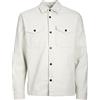 JACK & JONES Jprroy Solid-Maglietta Oversize L/S SN Camicia Casual, Bianco mélange/vestibilità: vestibilità Comoda, XL Uomo