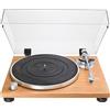 Audio-Technica LPW30TK Giradischi Manuale con Trazione a Cinghia e Base in Legno Teak