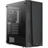 Aerocool Case Aerocool Prism v1 Midi-Tower Nero Tempered Glass