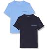 Emporio Armani T-Shirt da Uomo Core Logoband V-Neck 2-Pack T-Shirt