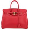 Hermès Pre-Owned - Borsa a mano Birkin 35 2004 - Donna - pelle - Taglia unica - Rosso