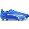 Puma Ultra Ultimate FG/AG Ultra Blue/White/Pro Green da Uomo